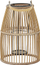 Fener dekorativ Beliani Hoste, bambu, 32cm, bezhë