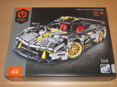 Set ndërtimi Mechanical Master 9814 Super Car, 1237 pjesë, shkalla 1:14