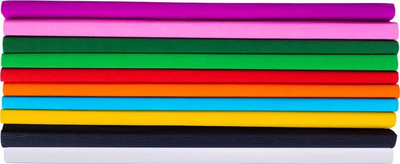 Креп хартија ASTRA, сет 10 листови, 50x200cm, повеќебојна