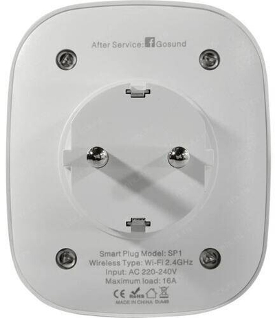 Prizë smart Gosund SP1-H Wi-Fi (HomeKit), 2 copë