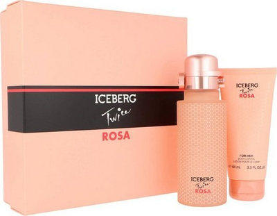 Set dhurate Iceberg Twice Rosa, Eau de Toilette 125ml, locion trupi 100ml