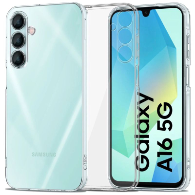 Kapak telefoni Tech-Protect FlexAir+ për Samsung Galaxy A16 4G 5G, TPU fleksibël, transparent