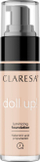 Fondatinë ndriçuese Claresa Doll Up 05 Deep Medium, vegane, me acid hialuronik