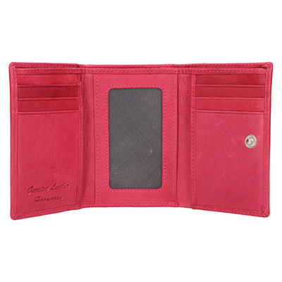 Kuletë për femra Lagen Women's leather wallet LG-2152, rozë