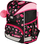 Çantë shkolle Herlitz Ultralight Satchel Cats and Dots, ergonomike, 750g, rozë me të zezë
