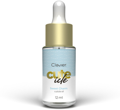 Vaj për kutikula Clavier Cute Icle Sweet Charm, 12 ml, me pikatore, transparent