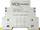 Tregues tensioni trefazor VCX DVM, modular, 230V AC, i bardhë