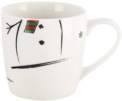 Set filxhan dhe tas ORION Snowman, 0.35L, dekor borbardhi, shumëngjyrësh