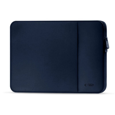 Këllëf laptopi Tech-Protect Neoprene, 15-16", me zinxhir, blu navy