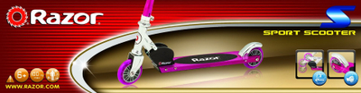 Trotinet Razor S Sport Scooter, për fëmijë, me palosje, rozë