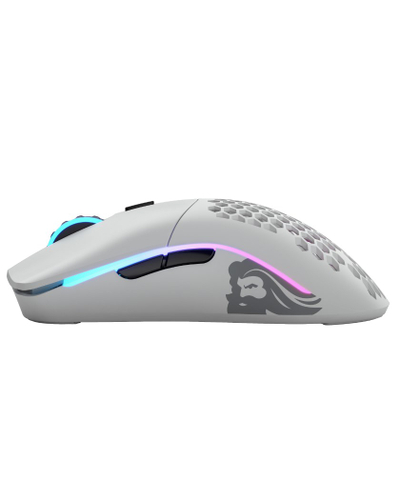 Maus lojërash Glorious Model O Wireless, i argjendtë