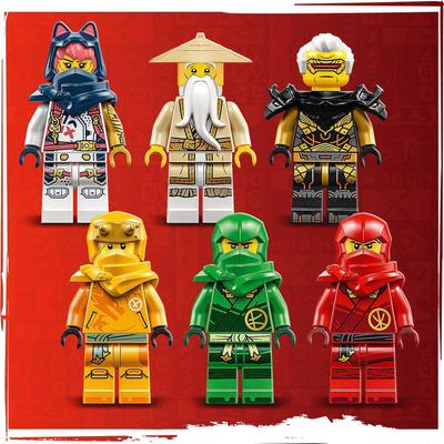 Set për ndërtim Lego Ninjago 71797 Destiny's Bounty, Dragons Rising, 9+, i kuq