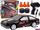 Makina me telekomandë Leantoys R/C Sports Car 1:24, me rrota që ndërrohen, e zezë