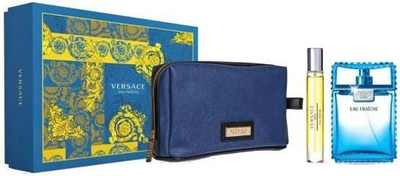 Set Versace Man Eau Fraiche Eau de Toilette, 100ml + 10ml + çantë