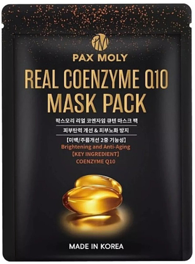 Maskë fytyre Pax Moly Real Coenzyme Q10, rigjallëruese, kundër rrudhave, 25ml