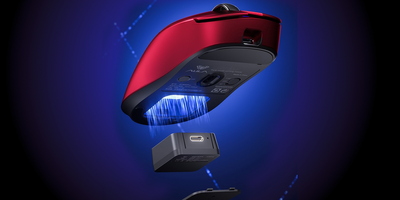Maus gaming Aula SC900 Pro, 8000 Hz, wireless me Bluetooth 2.4 GHz, i zi