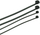 Кабелски врзувачи PLASTROL OK‑4850C, 4.8x500 mm, 50 парчиња, црни