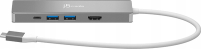 Adapter USB C J5create JCD390, 4K 60Hz, 10Gbps, i zi