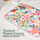 Mbrojtëse laptopi Rifle Paper Co Garden Party Blush, 15", shumëngjyrëshe