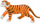 Figurinë Bullyland Shere Khan BUL-12376, Jungle Book, portokalli