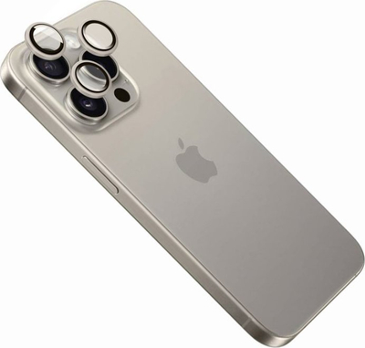 Заштитно стакло за камера FIXED за Apple iPhone 16 Pro 16 Pro Max, 9H, тенка дебелина, природен титан