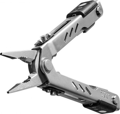 Multimjetës Gerber Compact Sport Multi-Plier 400 Needlenose 5500, çelik inoks, pincë që hapet me një dorë, ngjyrë argjendi