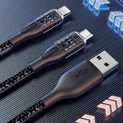 Kabllo karikimi Dudao L22T USB në USB C, 1m, 120W, gri
