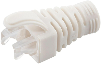 Kapakë për kabllo rrjeti Microconnect CONB65W, për RJ45, set 100 copë, ngjyrë e bardhë