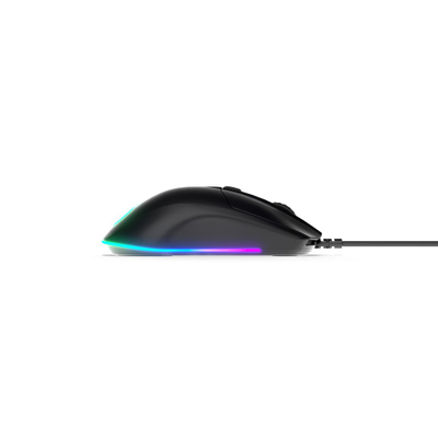 Maus lojërash SteelSeries Rival 3, 8500 CPI, i zi