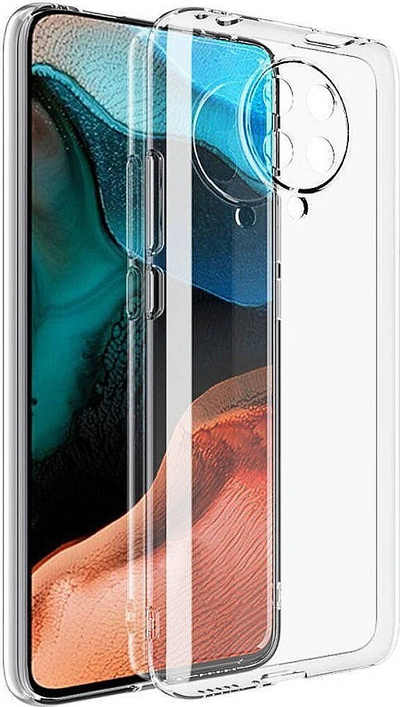 Kapak telefoni Mocco Ultra Back Case për Xiaomi Redmi Note 9T 5G, silikon 1 mm, transparent
