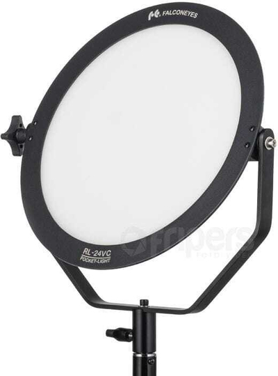 Dritë LED rrethore FalconEyes RL-24VC, 24W, 3000K, e zezë