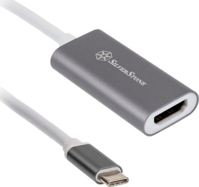 Adapter USB-3.1 Type-C për HDMI SilverStone SST-EP07C-E, 100 mm
