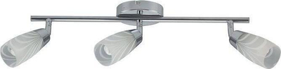Llambë tavanore Candellux Laufer 93-28399, 3x40W, G9, krom