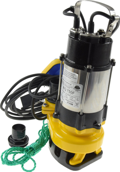 Pompe zhytëse për ujëra të pista Omnigena WQ 750F, 750W, 230V, e verdhë