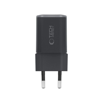 Полнач за ѕид Tech-Protect NCM33W, 33W PD QC3.0, 2 USB порти, црн