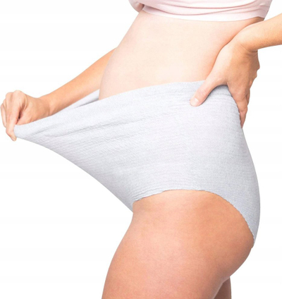 Mbathje njëpërdorimshme postpartum Frida Mom, boyshort, mikrofiber pambuku, madhësia petite 8 copë