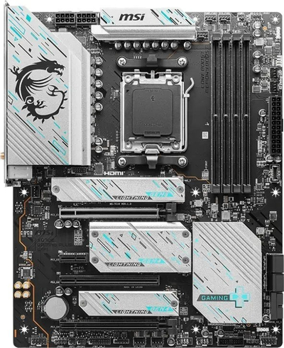 Pllakë amë MSI X670E, AMD, Socket, DDR5, Wi-Fi 6E, ATX