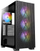 Kutia PC Azza Hive M RGB Mid Tower, ATX Micro ATX Mini ITX, panel xhami, e zezë