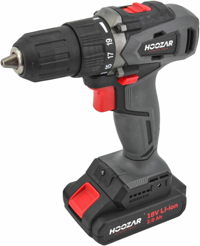 Furrexhi vidhosës Hoozar CD45BL-D1, 18V, 1x2.0Ah, i zi