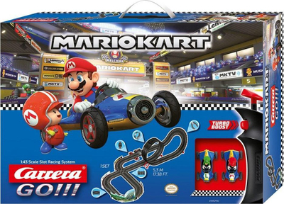 Pista Carrera Car GO !!! Nintendo Mario Kart 8, 5.3m