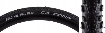 Gomë biçiklete Schwalbe CX Comp 35-622, 28x1.35, K-Guard, e zezë