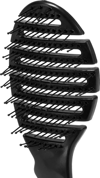 Furçë flokësh Activeshop Brush P-1032, profesionale, e zezë