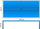 Tavolinë pingpong BATSPORT Mini, 140x76 cm, e palosshme, blu