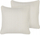 Set jastëkësh dekorativë Beliani HELIOTROPE, 45 x 45 cm, set 2 copë, të bardhë