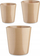 Set vazo balte Ibergarden CONICO-1019, 3 copë, konike, bezhë