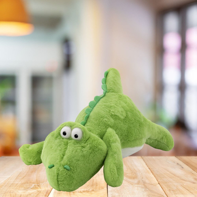 Lodër pelushi Plush Mascot krokodil, 42cm, jeshile e çelët