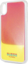 Futrollë Guess Glow in the Dark TPU për iPhone Xs Max, rozë sand me të verdhë