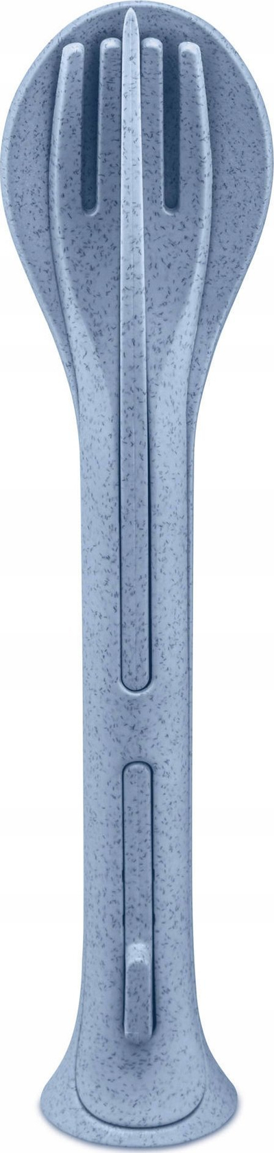 Set takëmesh Koziol Klikk Pocket, 3 pjesë, plastikë biocirculare, blu