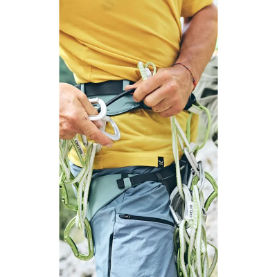 Shtrëngues ngjitjeje Edelrid Sendero II, i lehtë, me unazë Dyneema, jeshil
