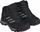 Këpucë hiking për kalamaj adidas Terrex Hyperhiker Mid, taban Traxion, të zeza